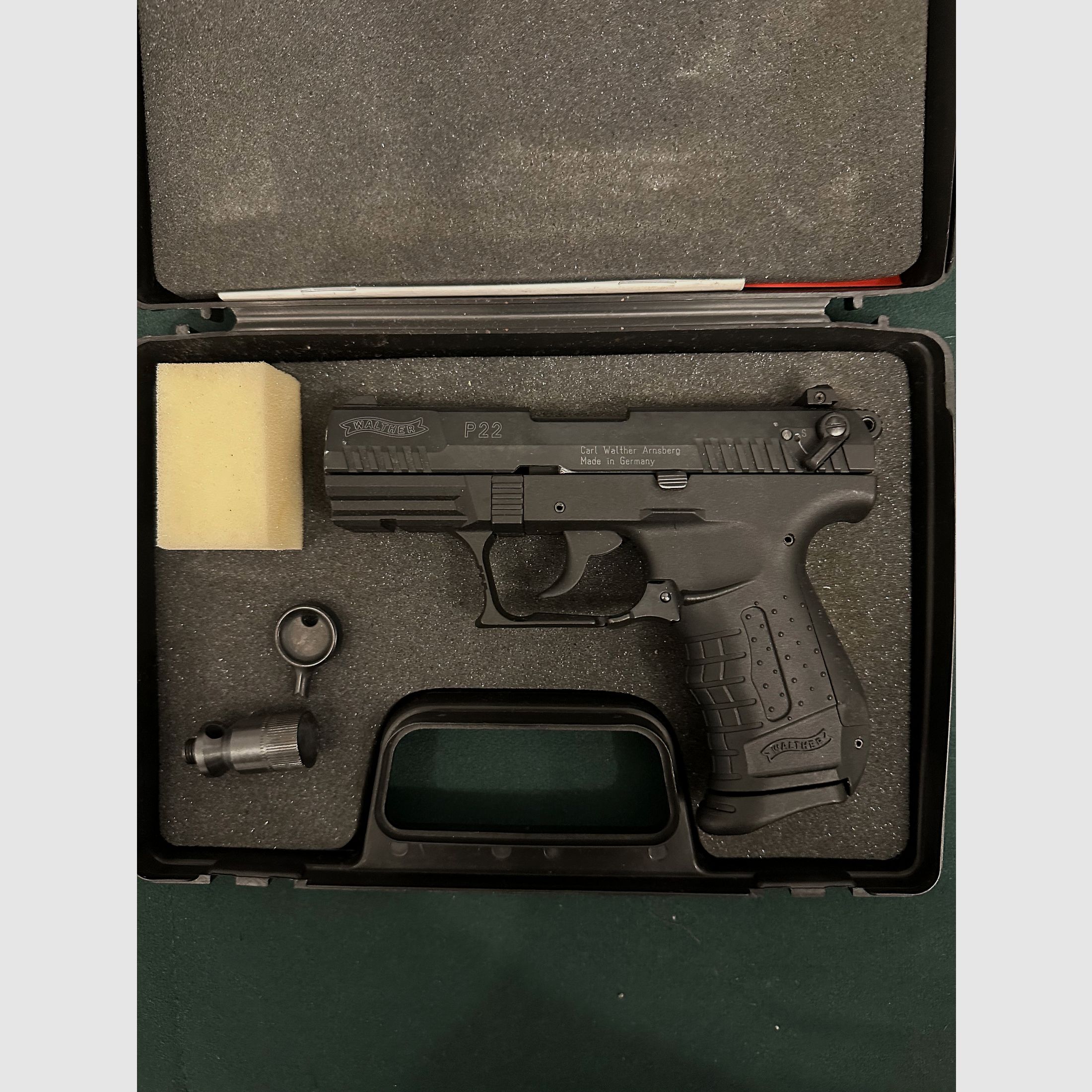 Umarex Walther P 22 ,  cal.  9mm P. A. , schwarz 