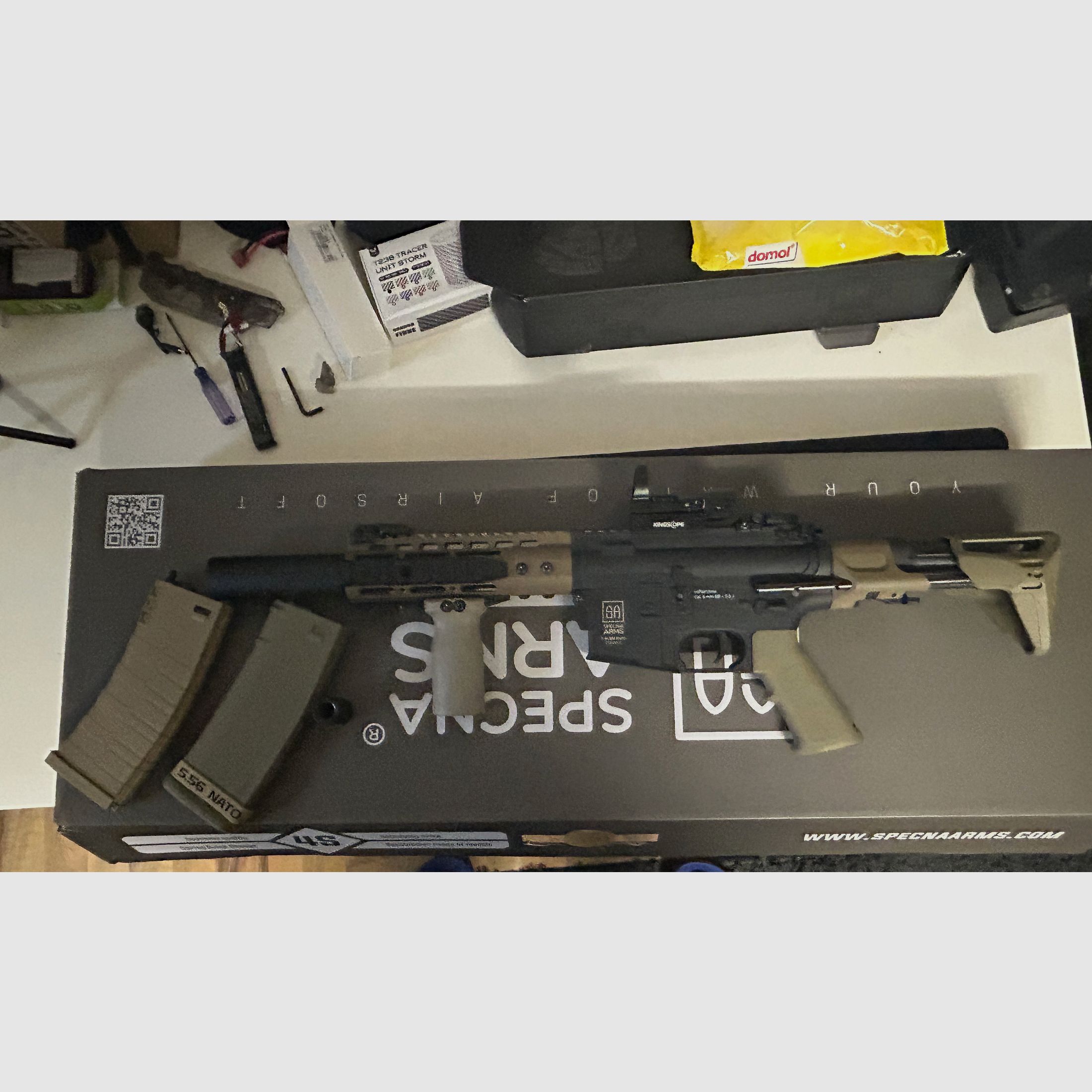 Specna Arms C12 Core Half Tan 0,5J Airsoft comme neuf !!