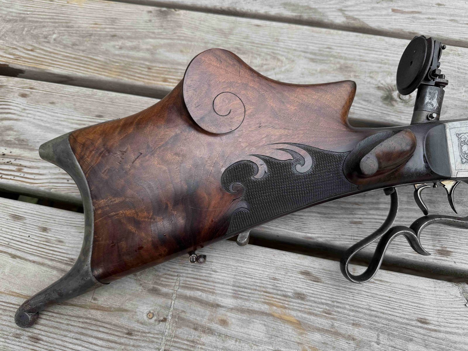 Feuerstutzen Systeem Aydt 8,15x46R in uitstekende originele staat