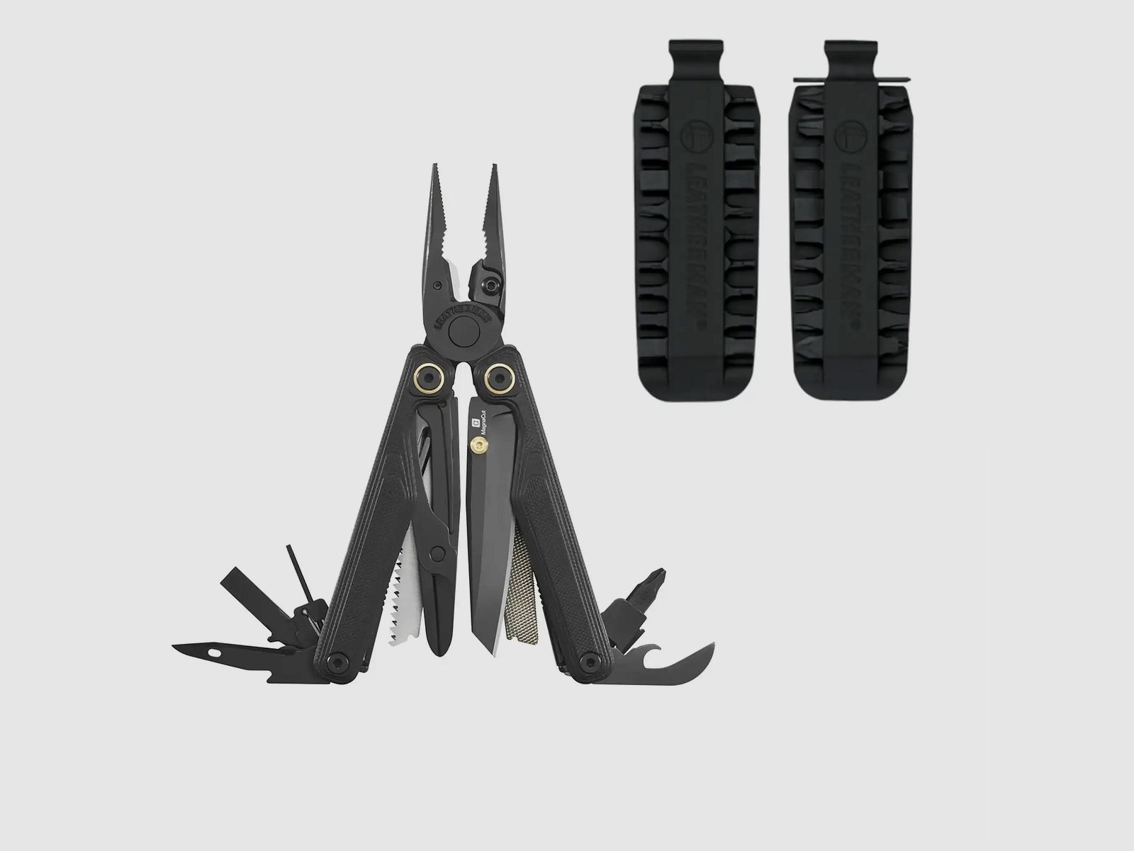 Leatherman Multitool Wave Alpha Obsidian + Bit Kit Bundle