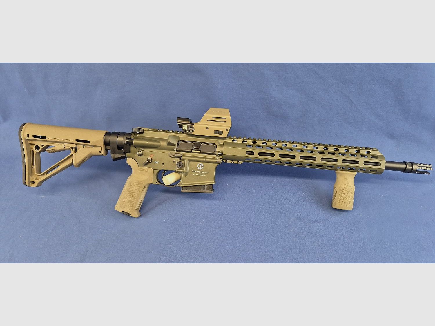 Schmeisser AR15 M4FL 14,5″ Kal.223Rem., ODG Sondermodell zum Setpreis mit Falke LE und Schmeisser Hugo Messer TAC 2 zum AKTIONS-SETPREIS!!!, Bild 2 von 3