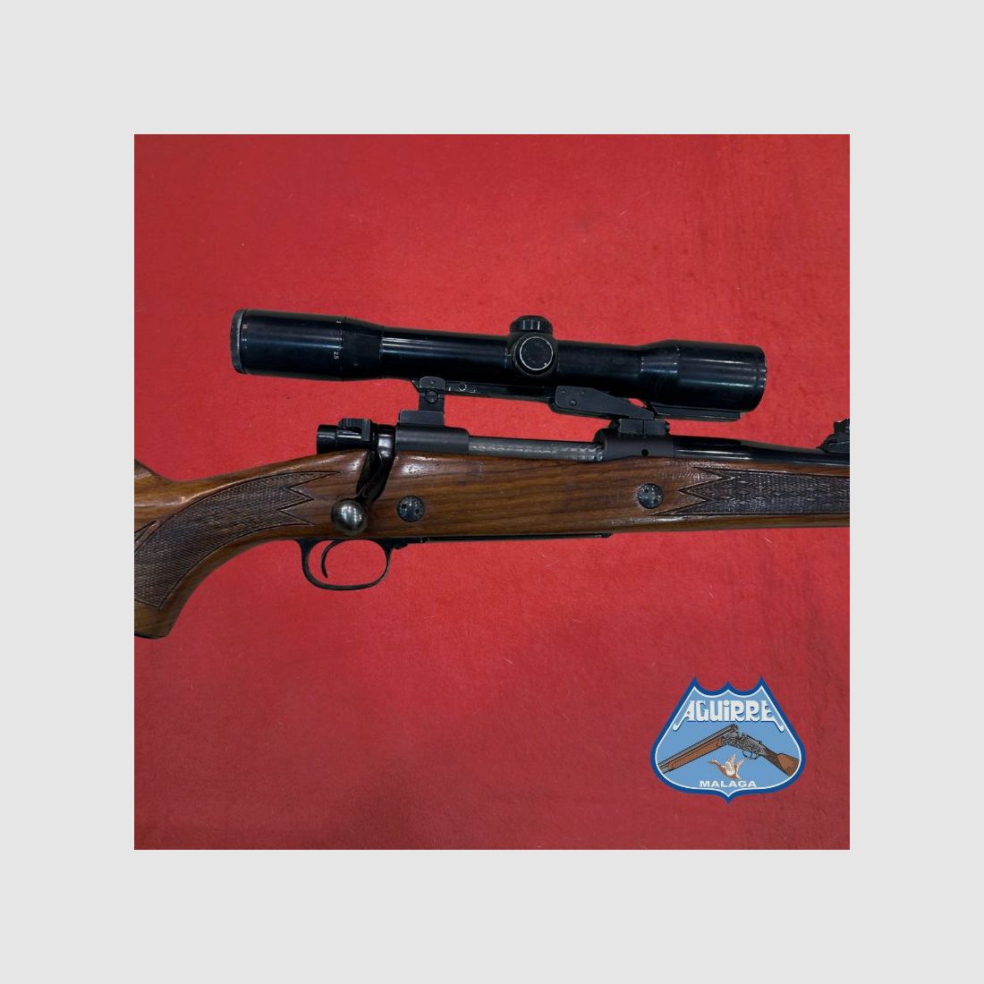 Fusil Winchester Mod 70 cal. .375 H&H + Montages Apel + Lunette, image 11 sur 11