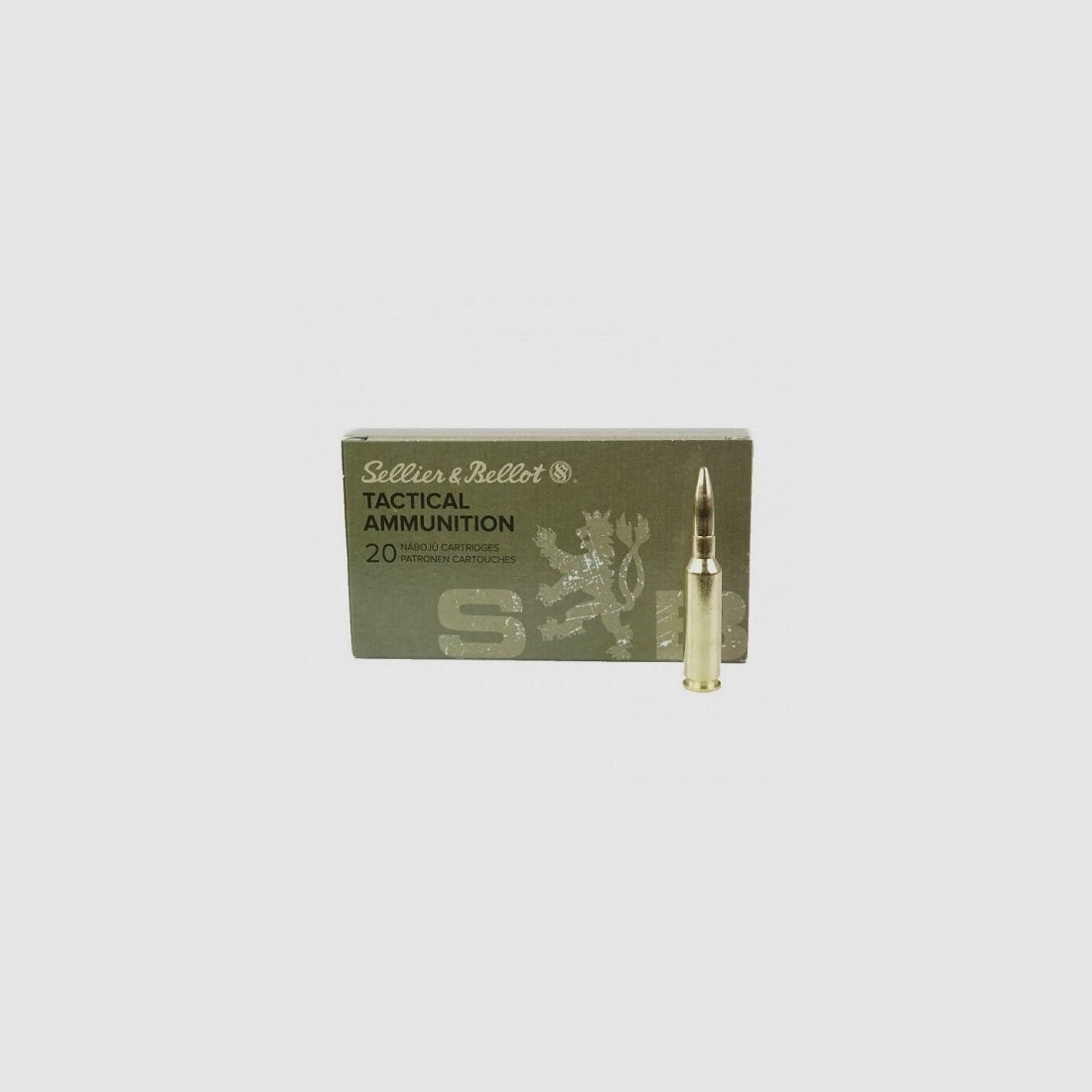 Sellier & Bellot 6,5 Creedmoor 140 gr FMJ-BT (20 pièces)