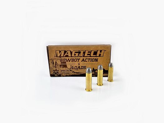 MAGTECH Revolver cartridge .38Spec Lead Flat Nose 158gr