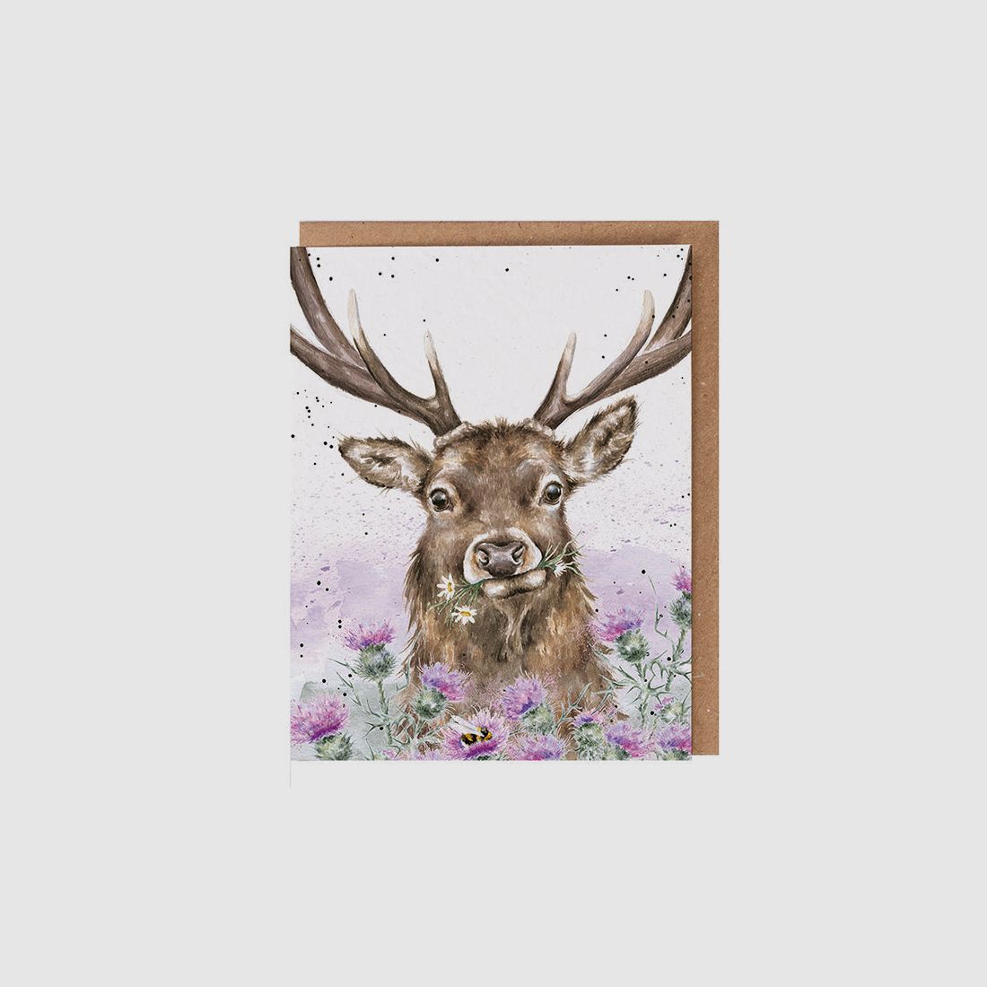 Tarjeta de saludo Wrendale Designs Ciervo