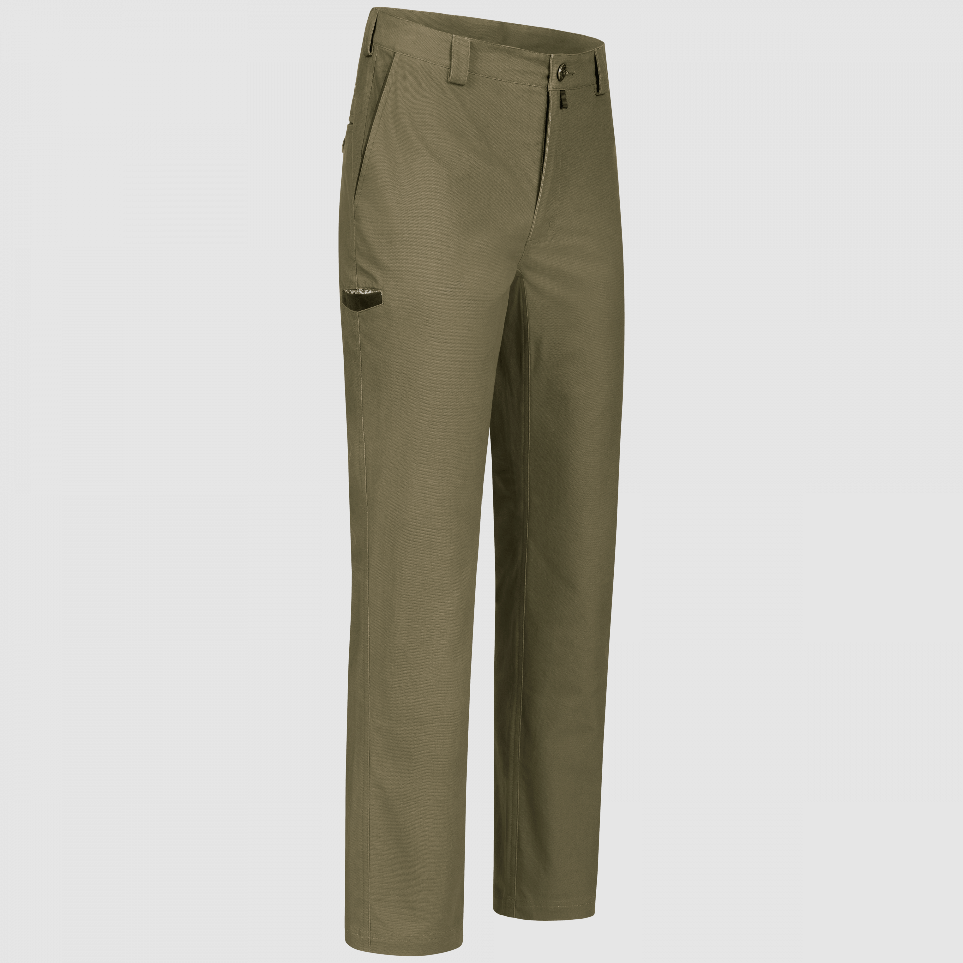 Pantaloni in canvas Blaser Patrice color teak da uomo, immagine 3 di 5