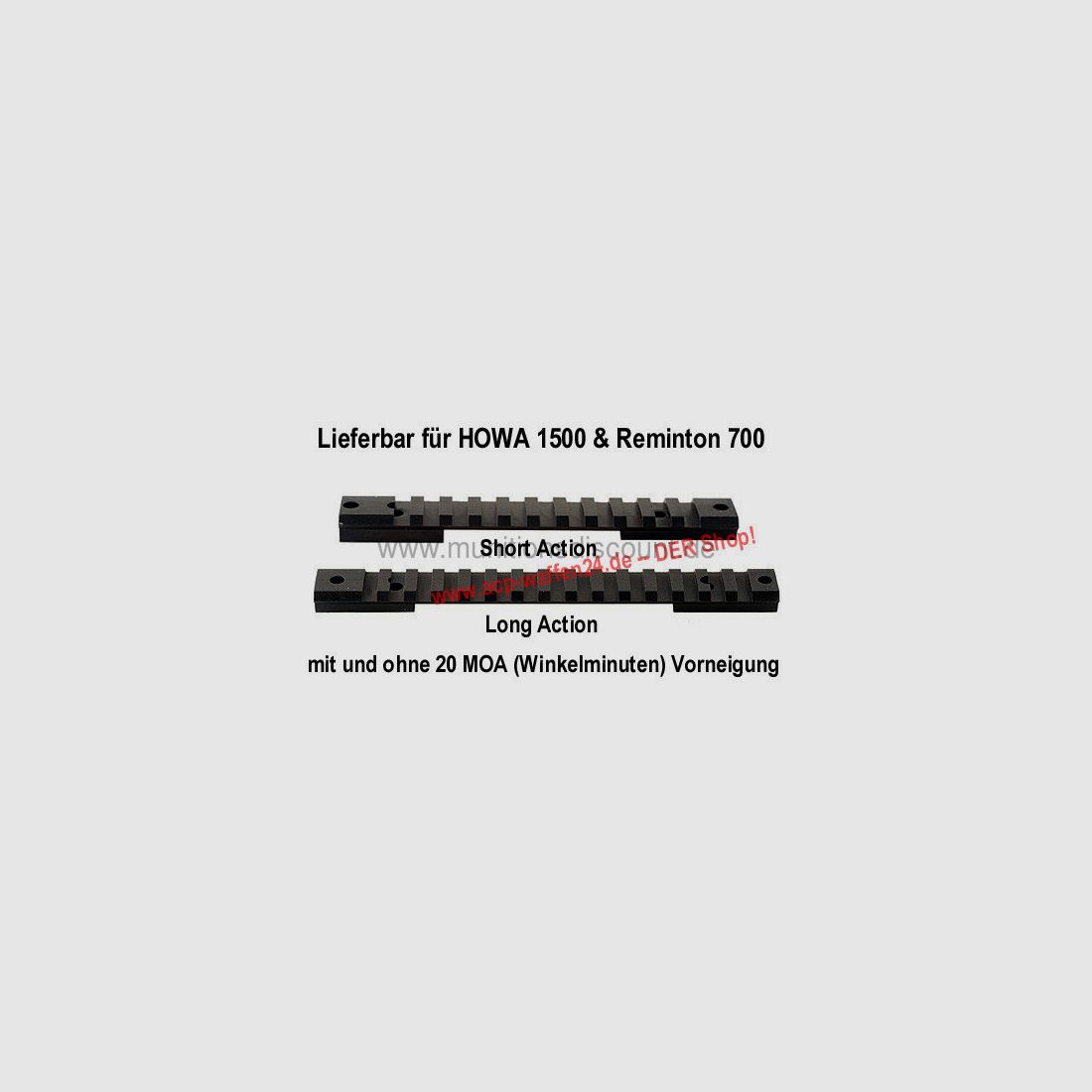 Warne USA Picatinny Schiene, Bild 1 von 3