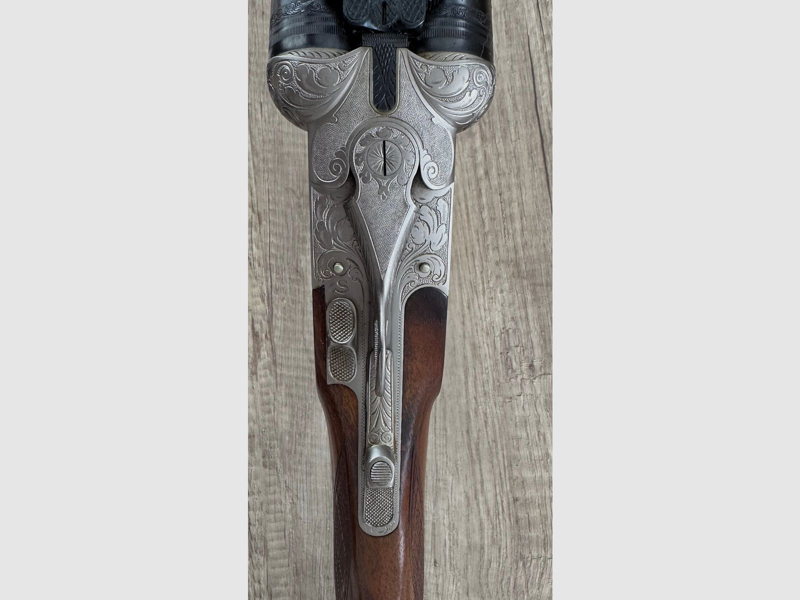 Krieghoff Neptun Drilling 12/70 – .30-06 Springfield – incisione a mano elaborata