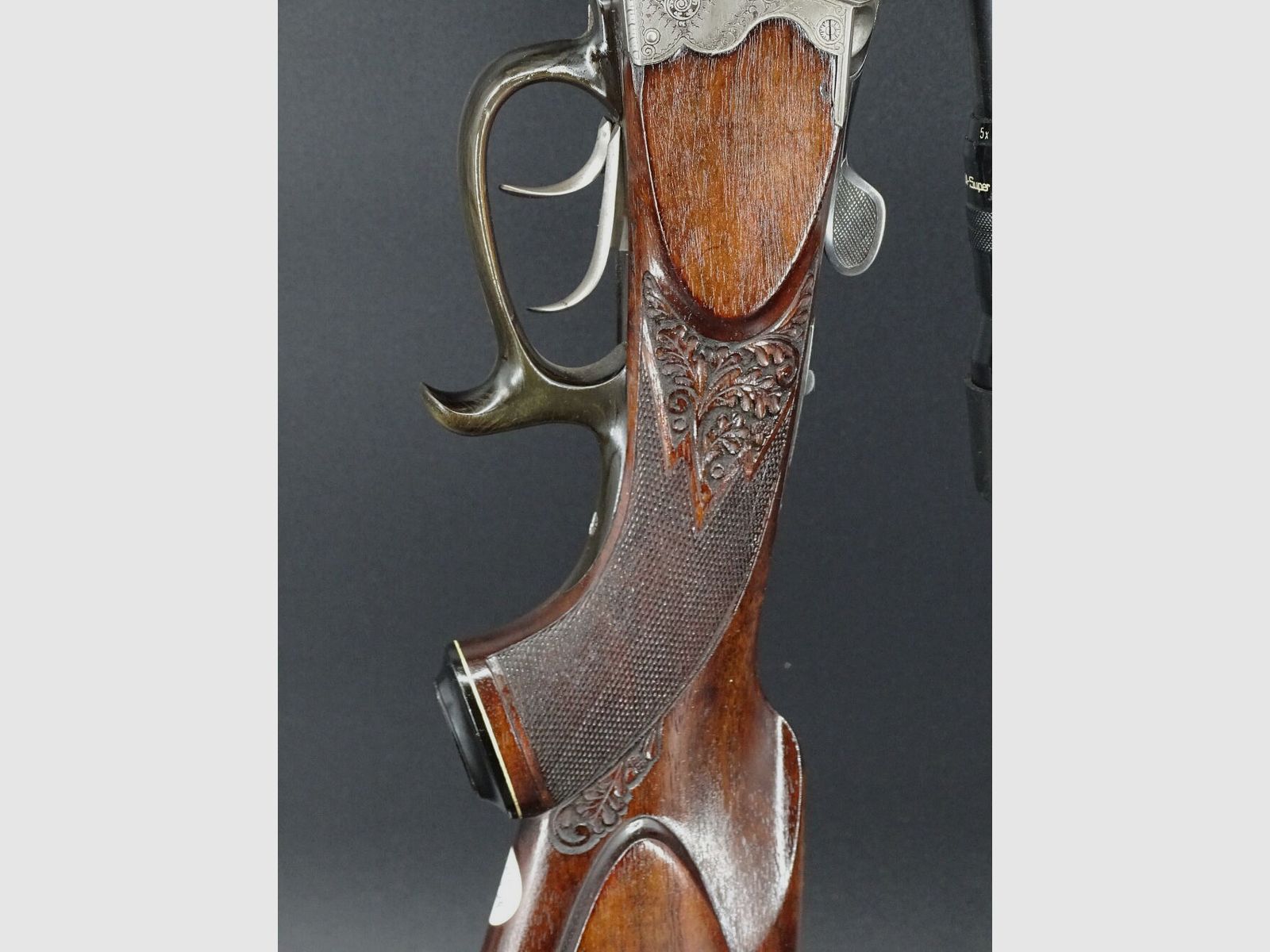 Sodia Kettner BBF cuerno de búfalo sistema de perforación grabado ZF Kahles rifle de cerrojo