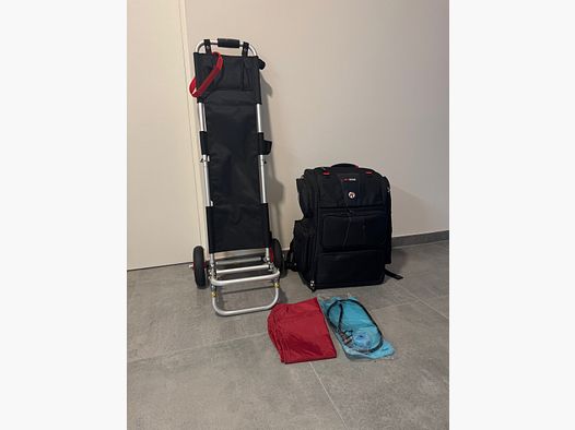 CED/DAA RangePack Pro mit CED/DAA RangeCart Pro IPSC Tasche Rucksack