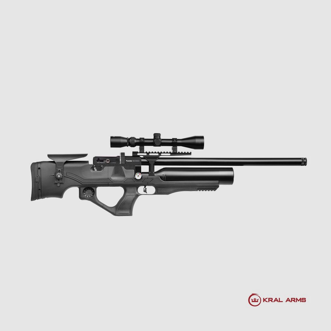 Carabina PCP KRAL Puncher Ekinoks Sintetica S/A. Cal. 5,50 mm – 24 Joule