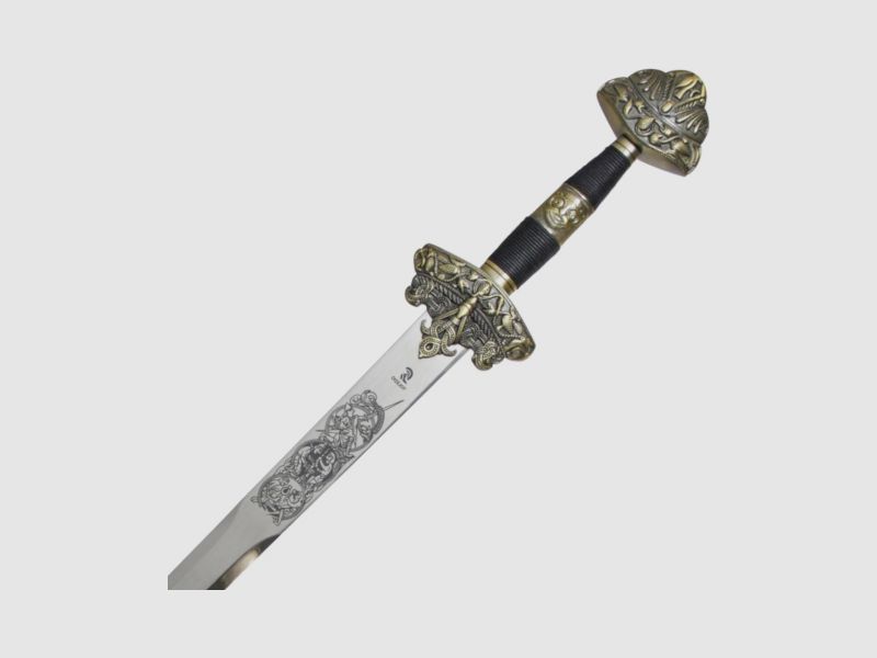 Spada vichinga Dybek con finitura in ottone