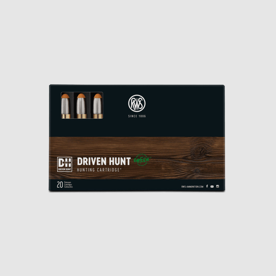 RWS Driven Hunt Cal. 9.3x62 - 20 pcs.