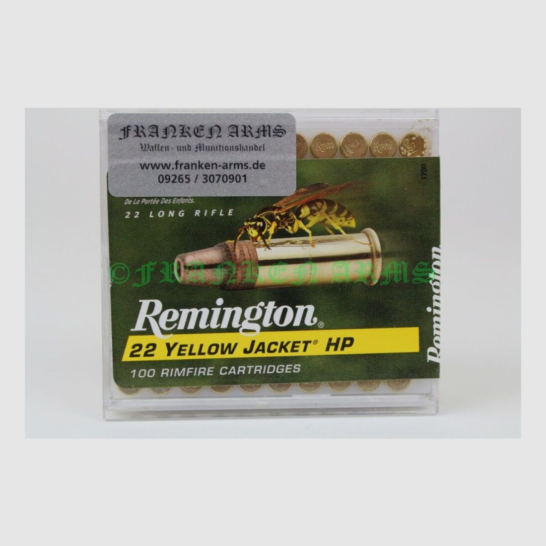 Remington Yellow Jacket .22 l.r. 33gr. 2,14g 100 Stück Staffelpreise
