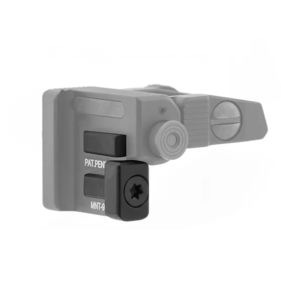 Leapers UTG Accu-Sync spring-loaded folding AR15 rear sight, black (MNT-957), image 3 of 10