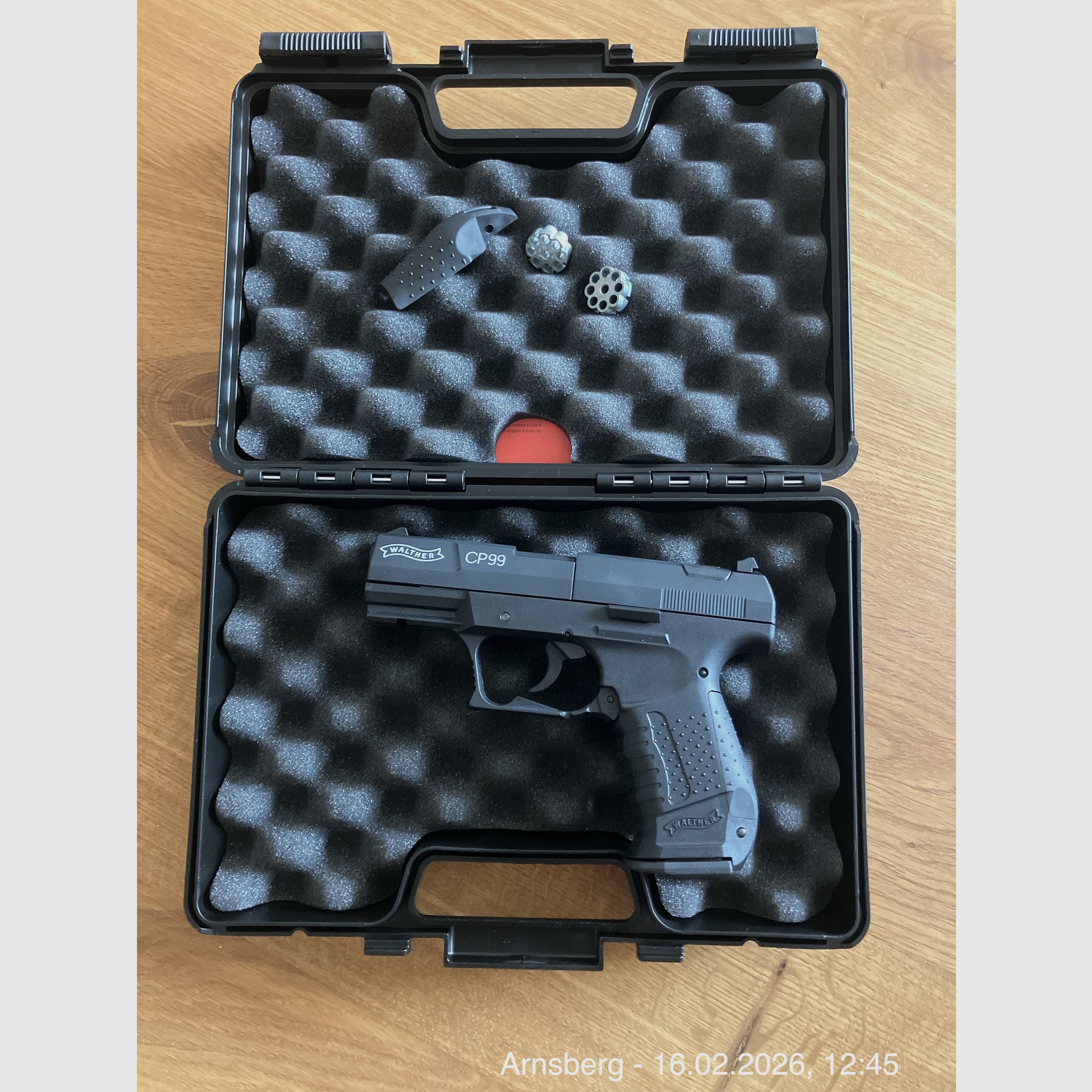 NUOVO!! Walther CP99 BLK CO2 Pistola 4,5 mm Diabolo