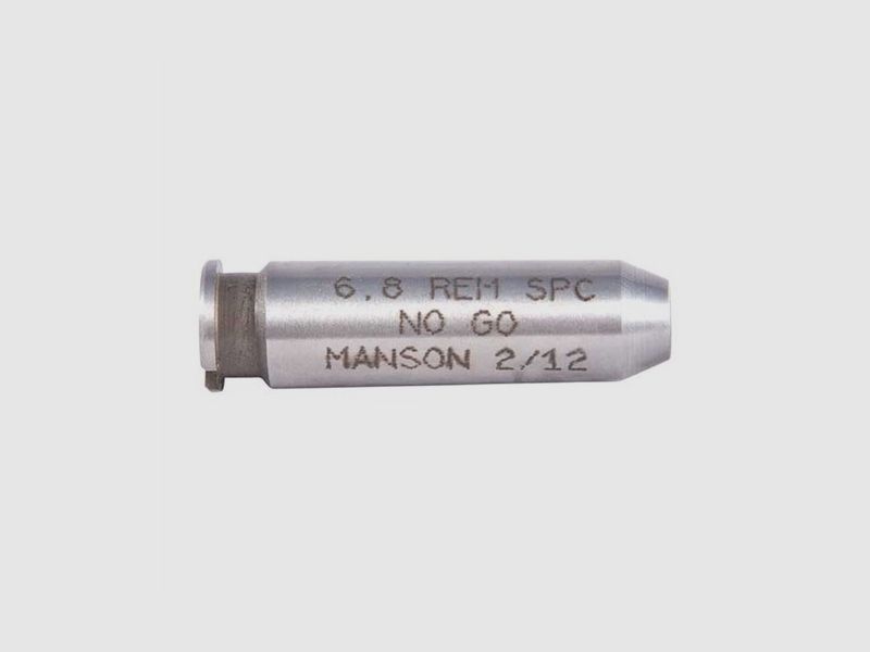 MANSON PRECISION NO-GO headspace gauge voor 6.8mm Remington SPC (staal), afbeelding 1 van 4