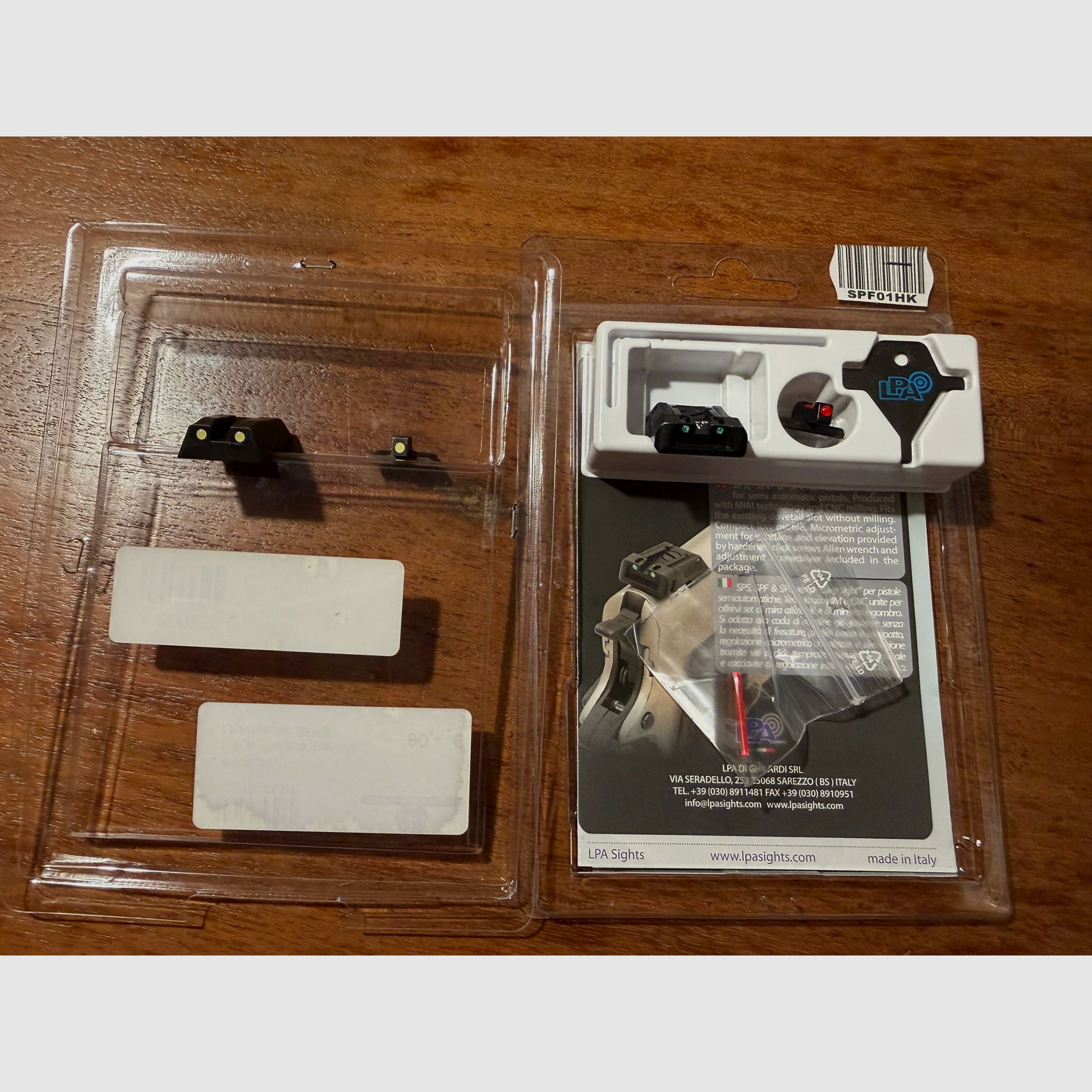 P30L mit 5 Magazinen und 2 LPA Visieren (Fiber und Luminova/Nachleuchtend)