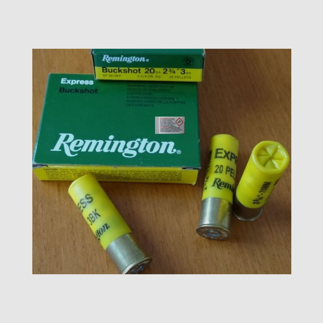 Remington 20 / 70 (Buck) Postenschrot 6.35 mm