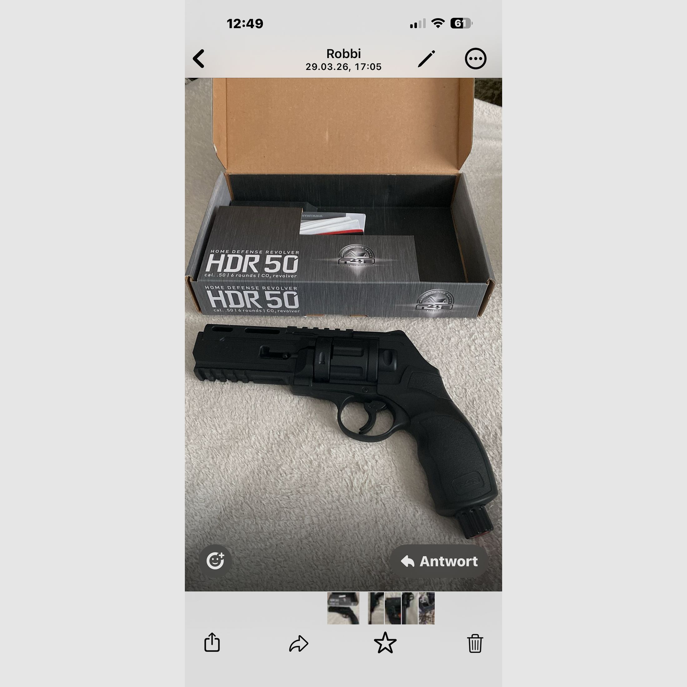 HDR 50 van Umarex, Nieuw