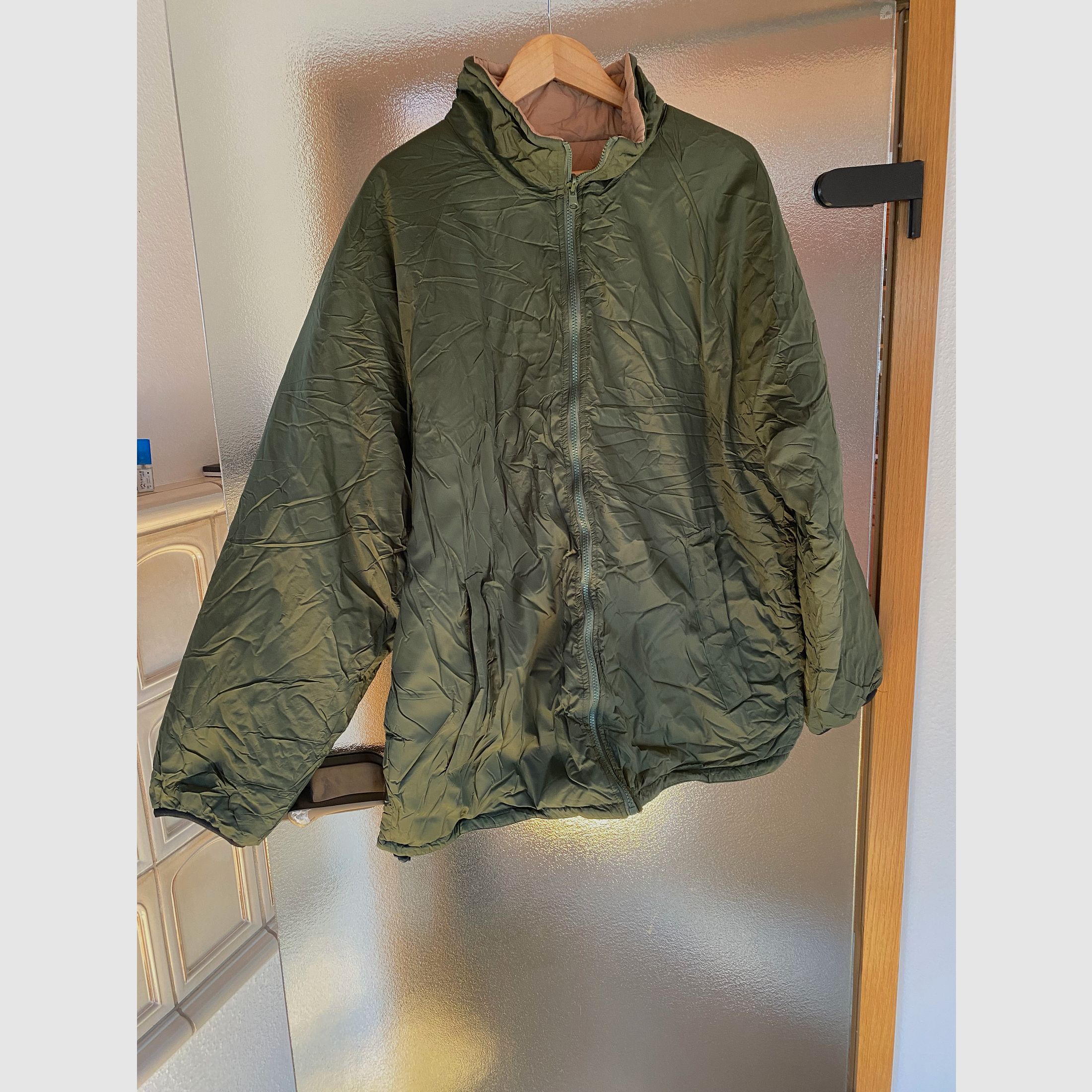 Britische Militärjacke Thermo, Wendbar