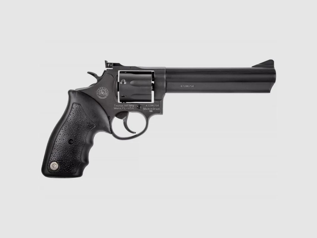 REWOLWER TAURUS 66 MATTE BLACK OXIDE 6" SOFT RUBBER