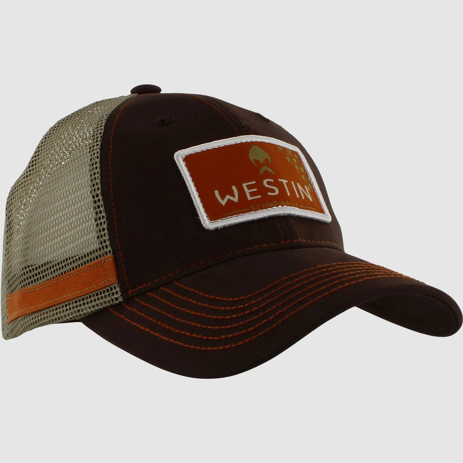 Westin Hillbilly Trucker Cap One Size Grizzly Brown