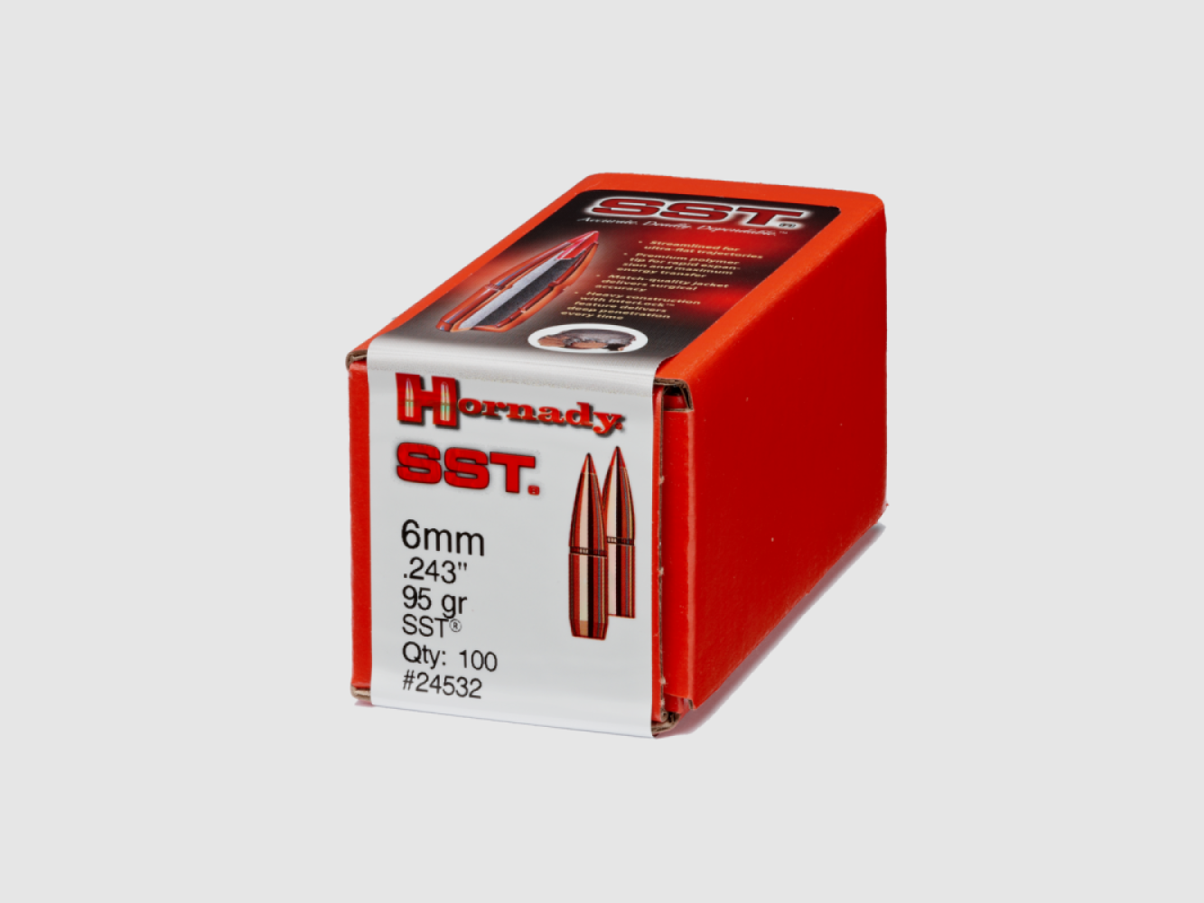 .243 Proiettili Hornady SST 95 gr VE100