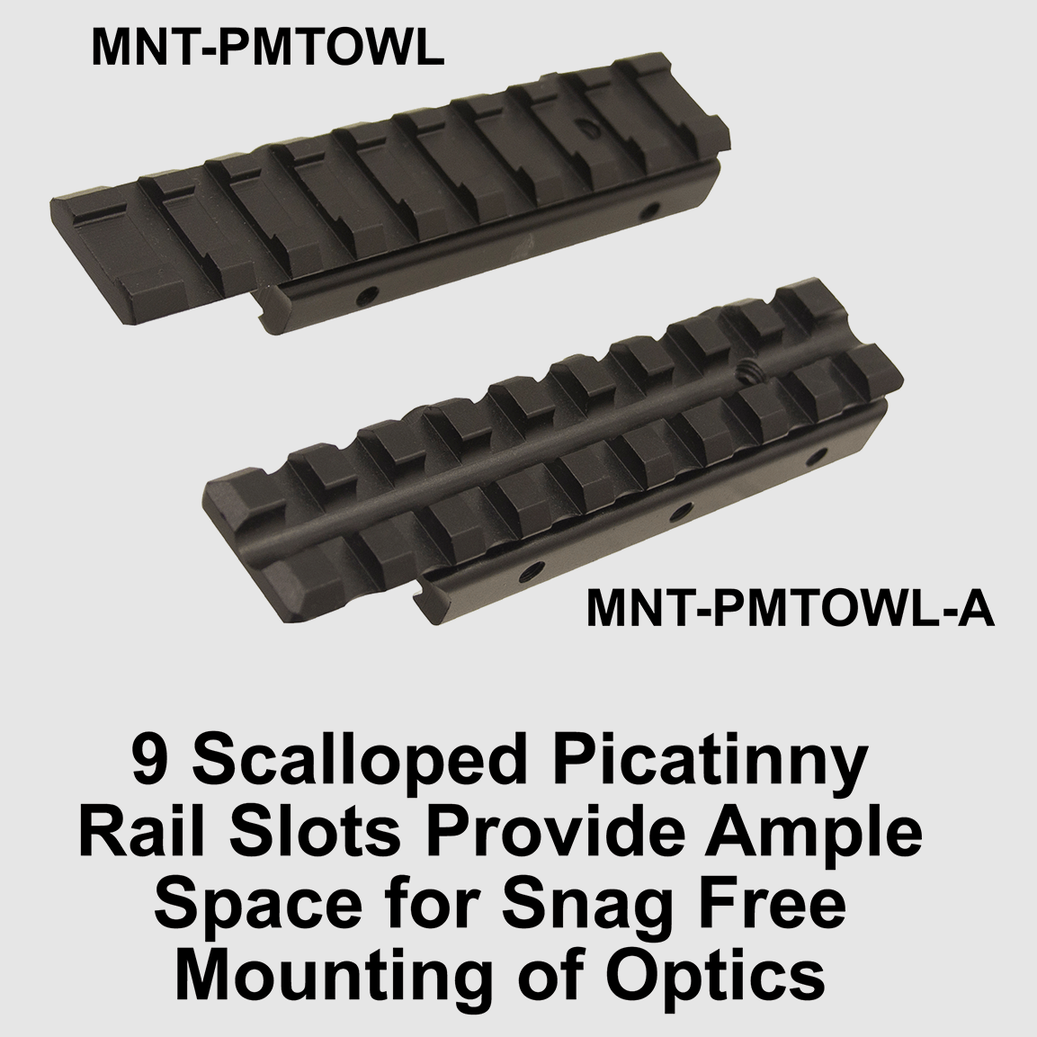 UTG-Adapter für 11mm auf 21mm Picatinny-Schiene MNT-PMTOWL-A, Bild 6 von 10