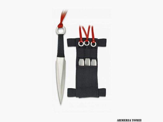 ALBAINOX – ZESTAW 3 NOŻY DO RZUCANIA Z POKROWCEM 16cm