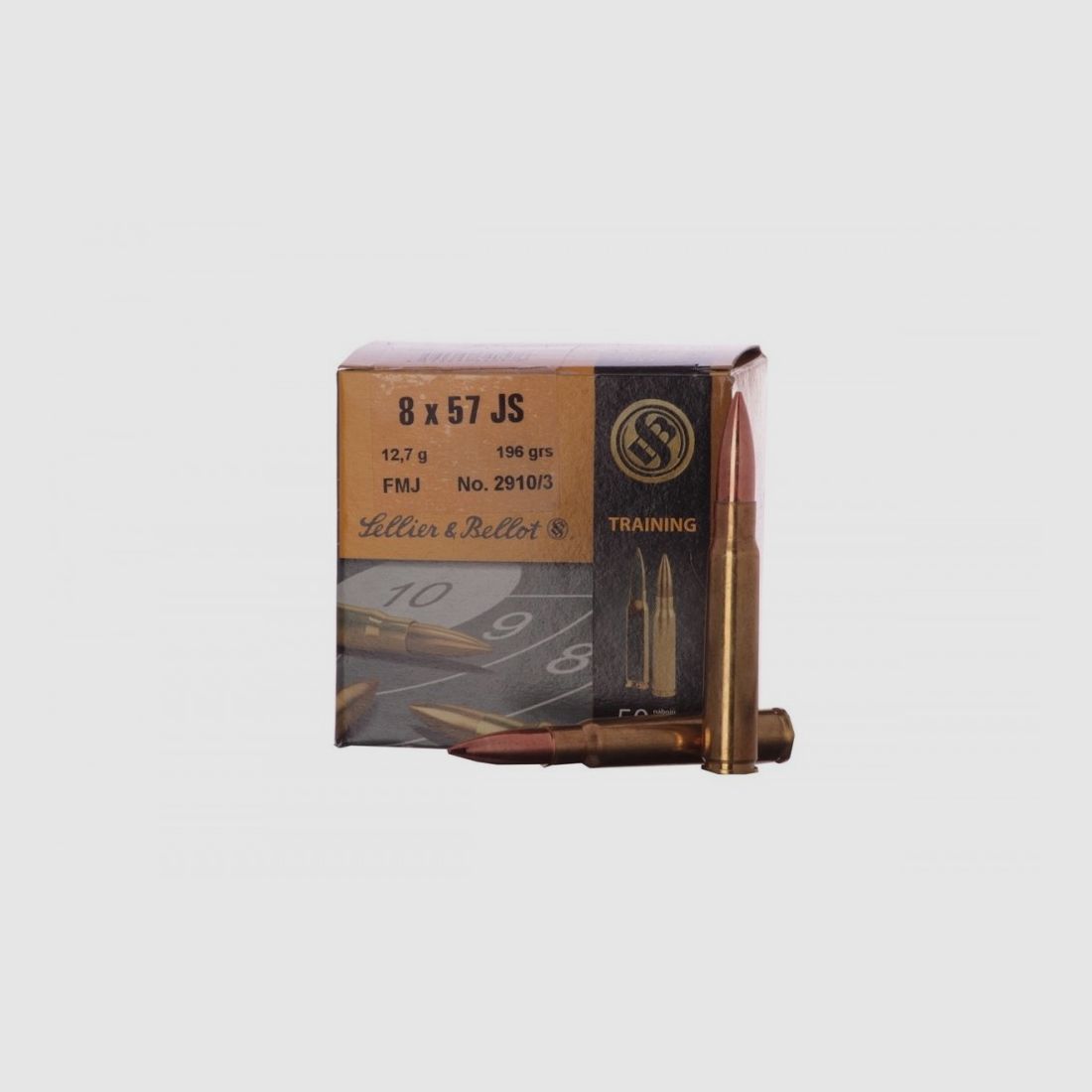 Sellier & Bellot 8x57 JS FMJ 196 gr