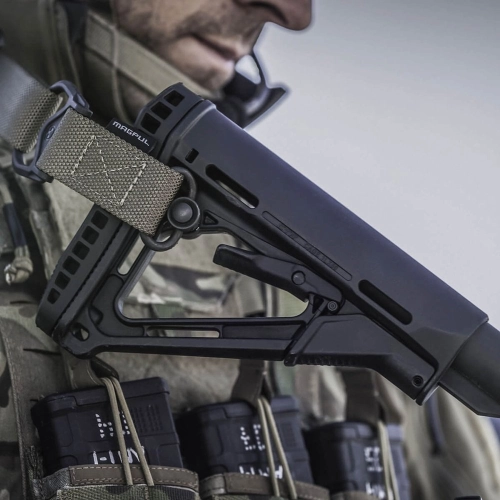 Magpul - Culata CTR para AR-15 / M4 - Mil-Spec - Negro - MAG310-BLK, imagen 6 de 6