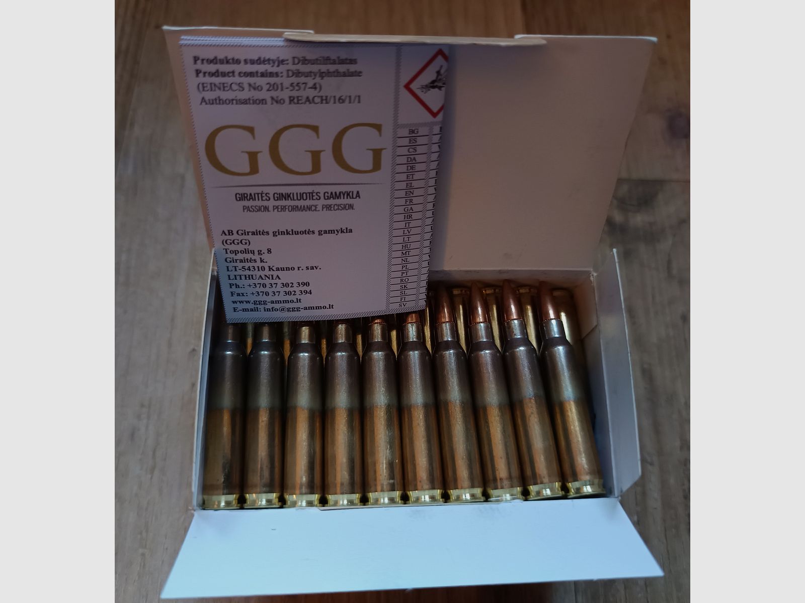 450 Schuss Munition .223 Rem, Neu & originalverpackt 