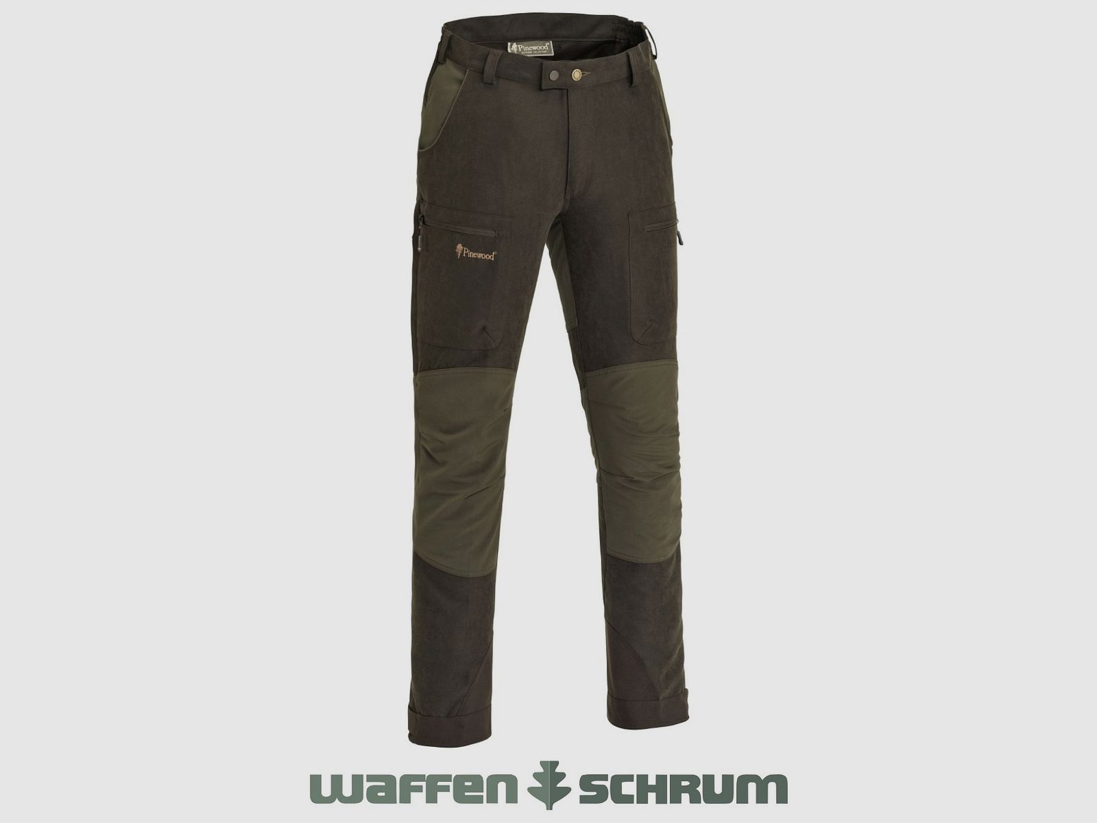 Chasse Caribou en Suède Marron/D'Olive Pinewood Hose