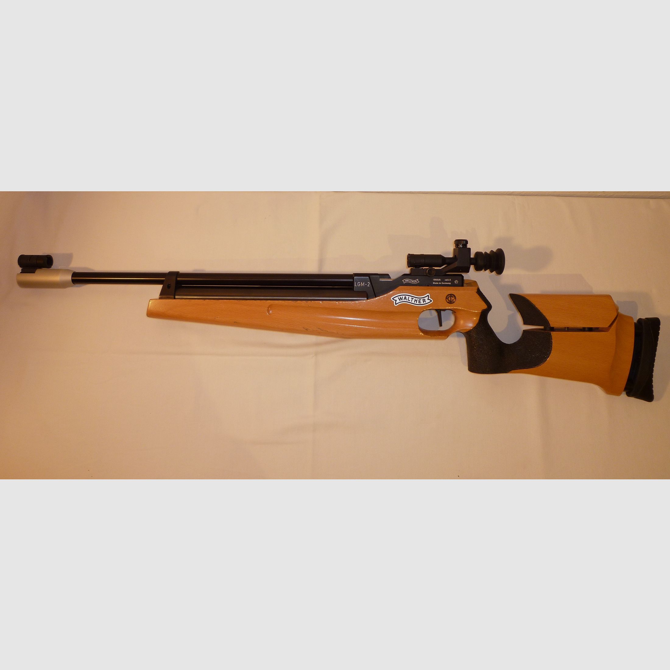 Match-Luftgewehr Walther LGM - 2 rechts / links Jugendgewehr SN108026