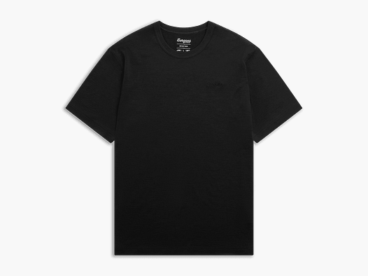 Bergans Logo Merino Tee Men Dark Shadow Grey XL