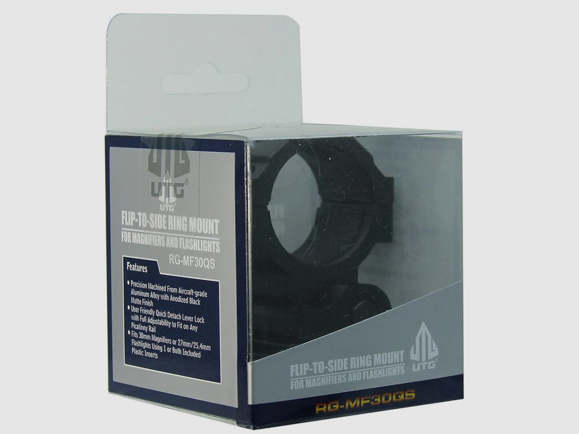 Support universel UTG Flip-to-Side pour rail Picatinny noir (NEUF)
