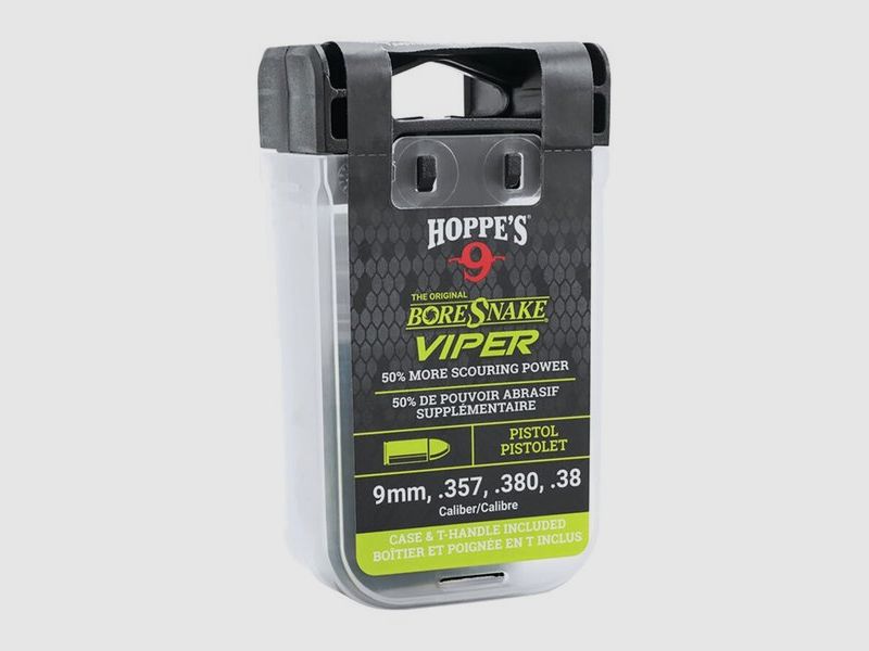 HOPPES Boresnake Viper con Den para pistola calibre 9MM/38