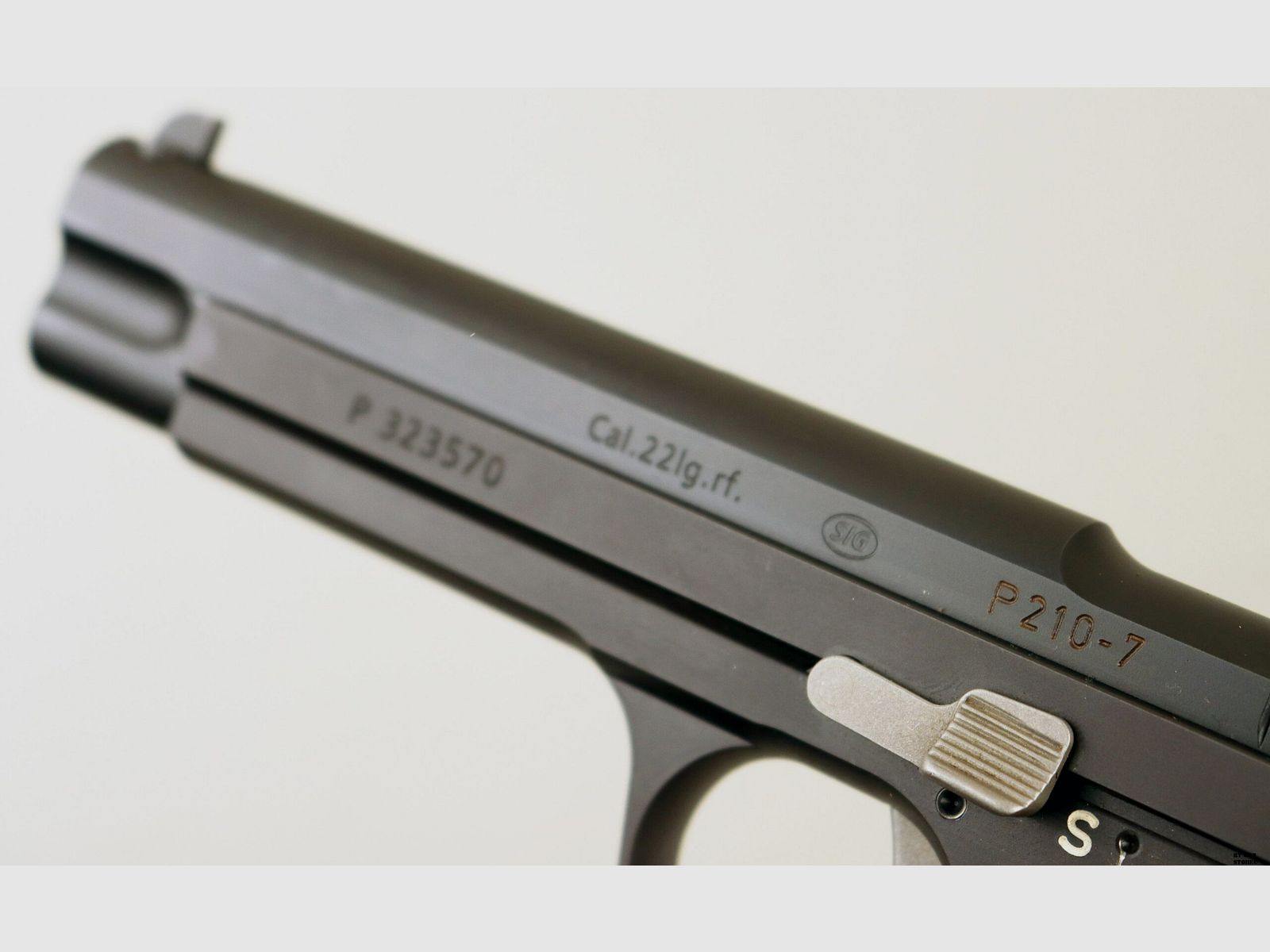 Pistole Sig mod. P210-7 Kal. 22 LR matr. P323570, Bild 12 von 16