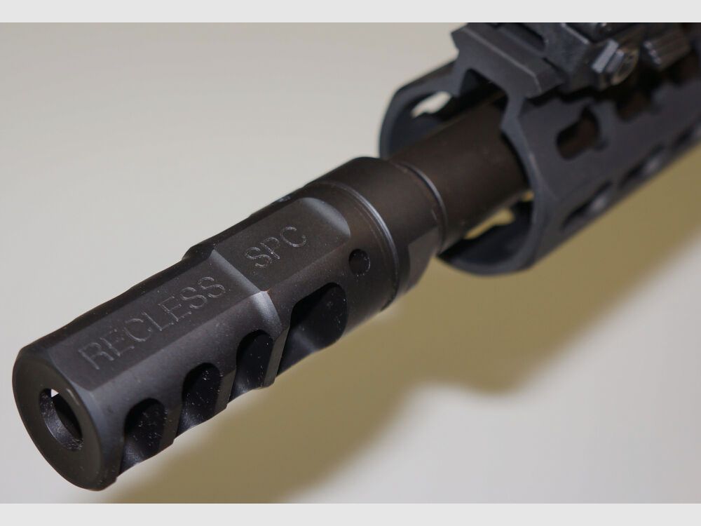 Schwaben Arms GmbH/GWMH Selbstladebüchse GWMH SPC-HUNTER A4 17" (SWISS PISTOL CARBINE) BLACK Kal.9x19 AR15 Glock Magazin