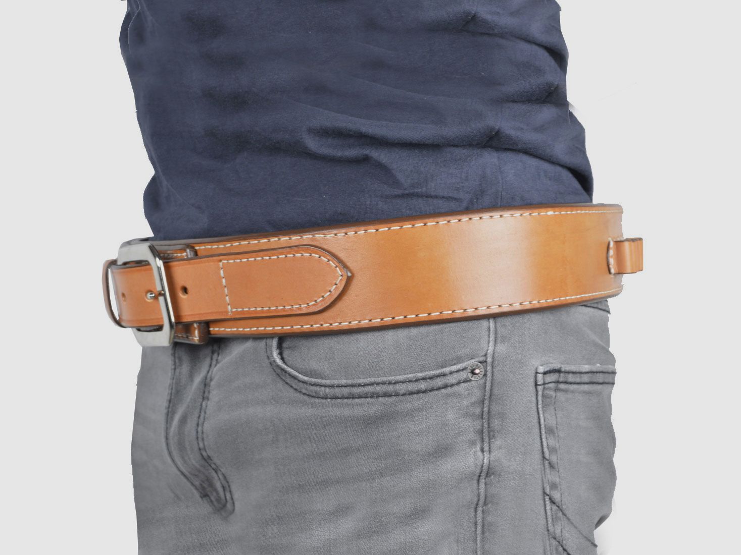 Western Belt Large .44/.45 Brown, afbeelding 4 van 5