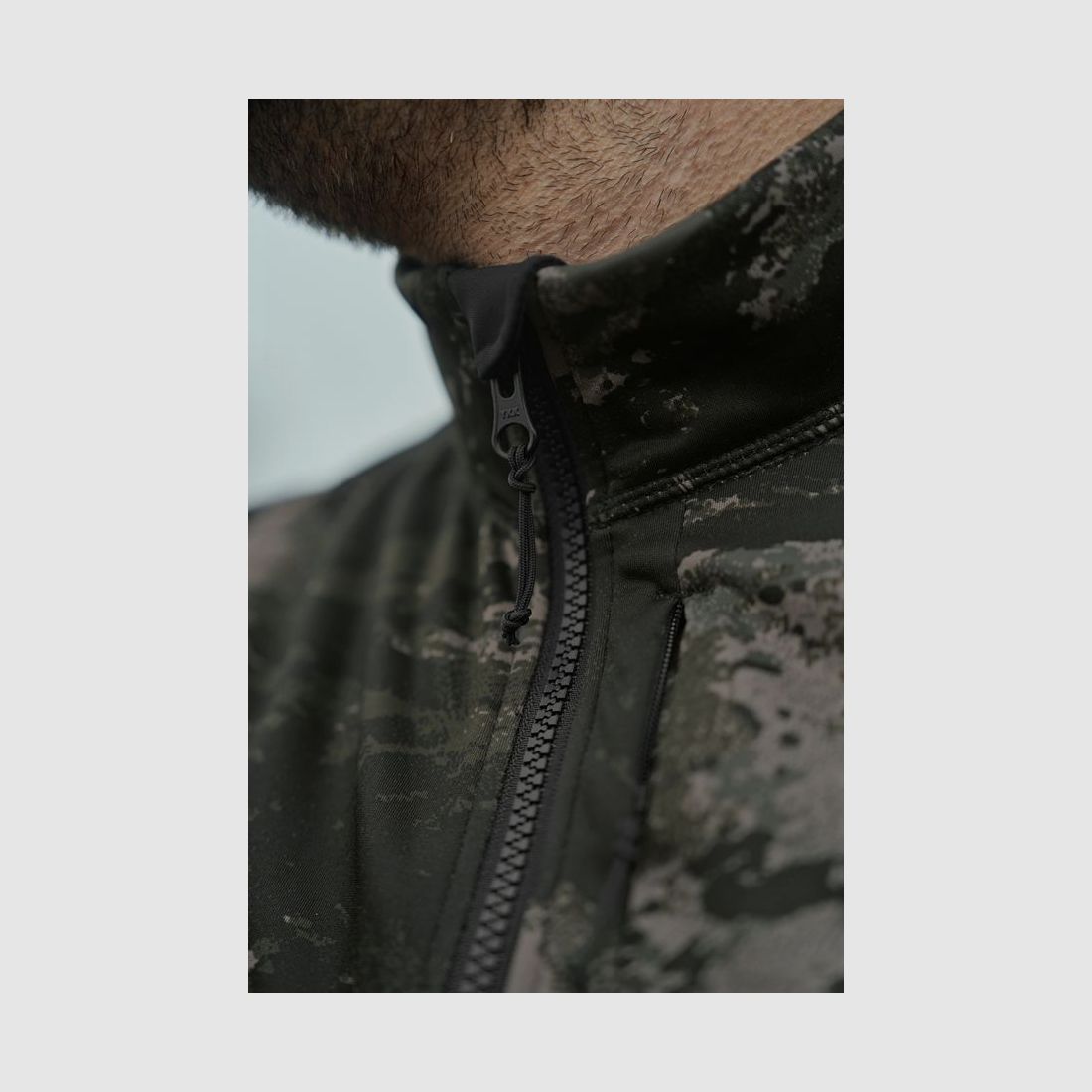 Härkila NOCTYX Camo Full Zip Fleece AXIS MSP®Black, billede 7 af 11