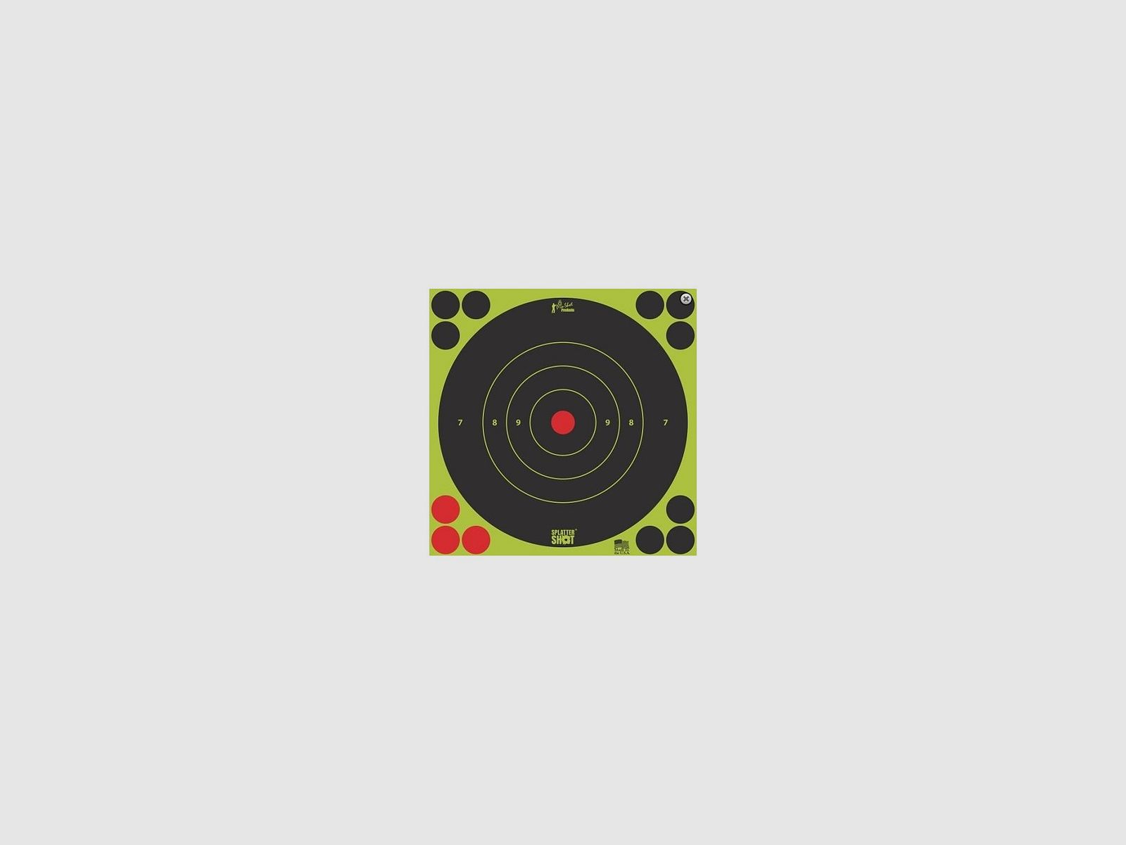 PRO SHOT SPLATTERSHOT 8" GRÜN BULLSEYE 6 STÜCK