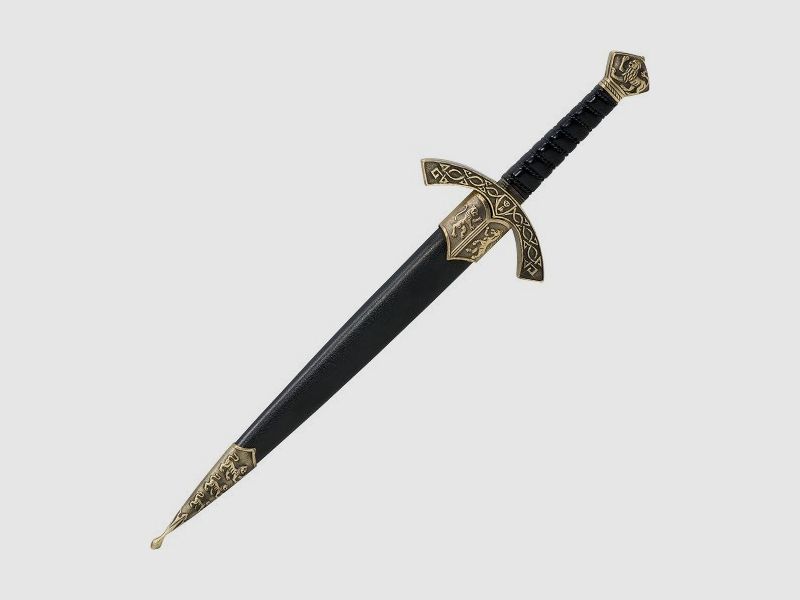 Knight's dagger with medieval decorations