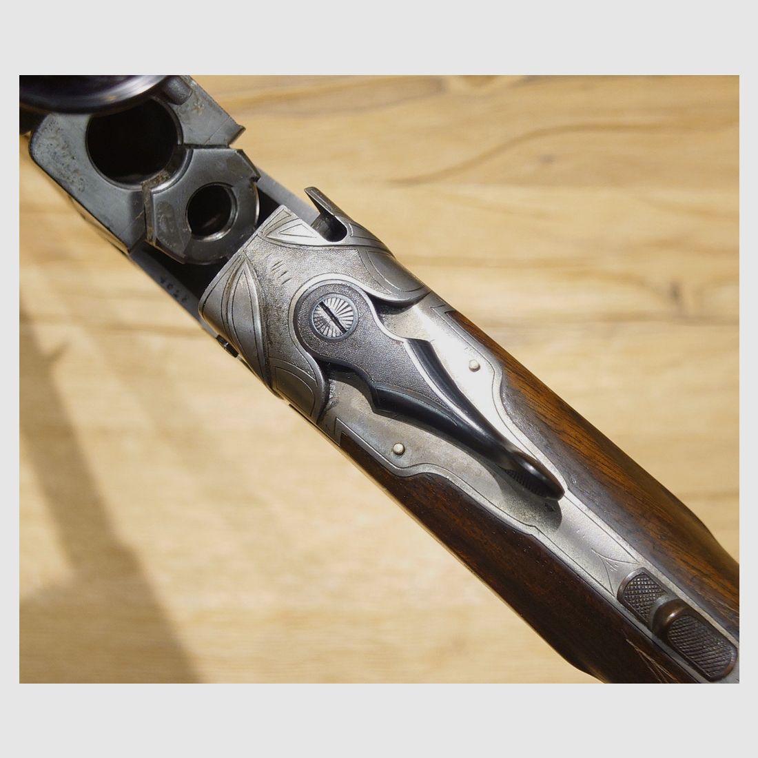 Bockbüchsflinte Ferlach Kal. 8x57IR 16/70 z Franz Kettner 6x42