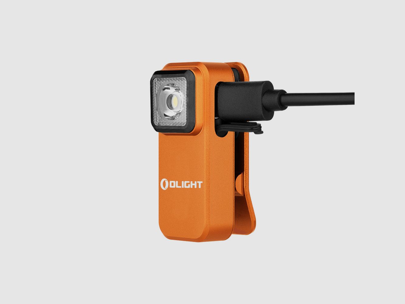 Oclip EDC Taschenlampe mit rechteckigem Winkel 300 Lumen Olight orange, Bild 12 von 18