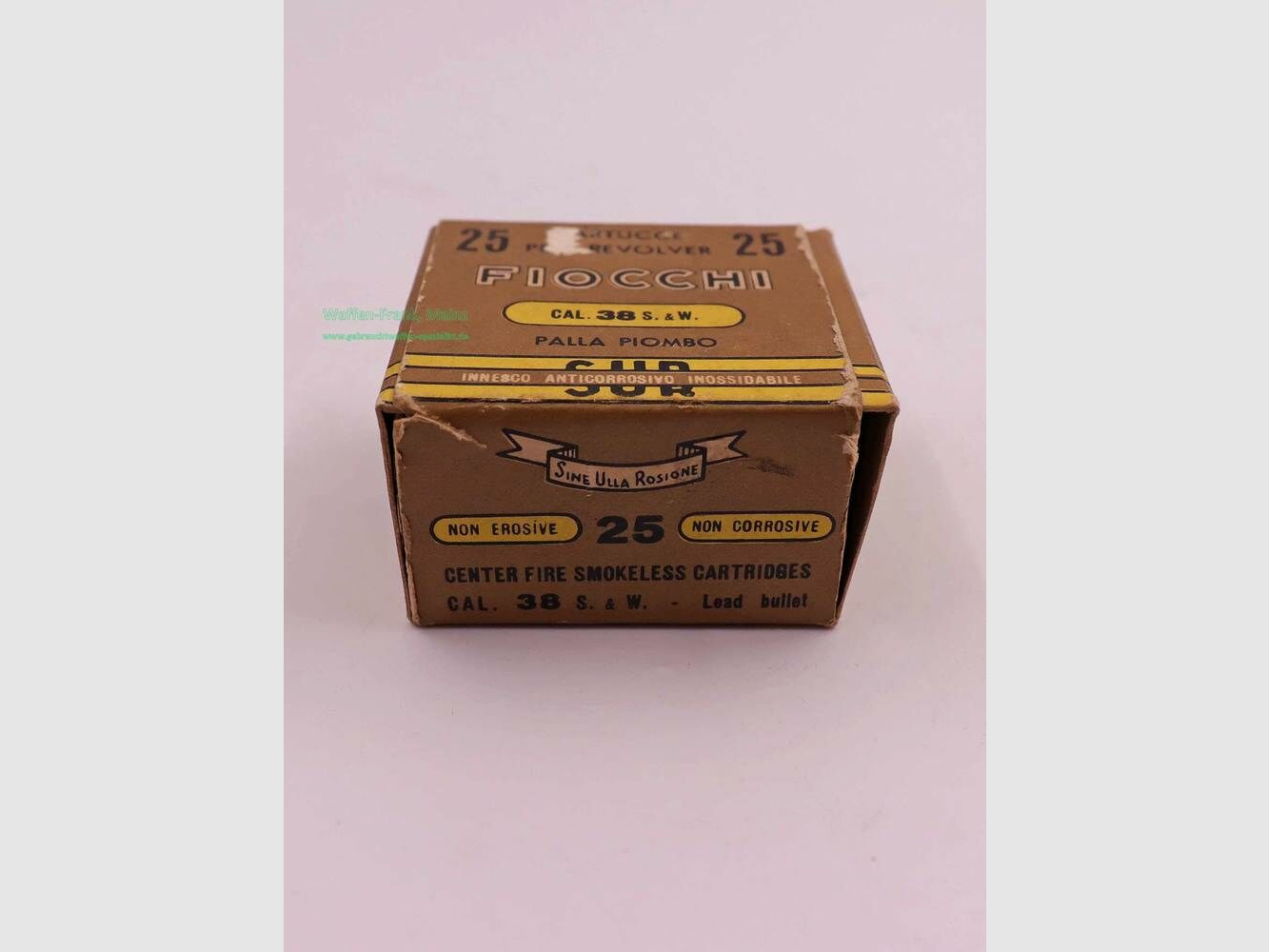 Fiocchi - Pardini - Italien Revolverpatronen .38S&W
