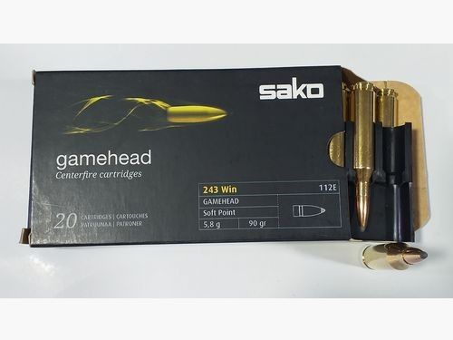 BALAS SAKO GAMEHEAD 243 Win 90GR