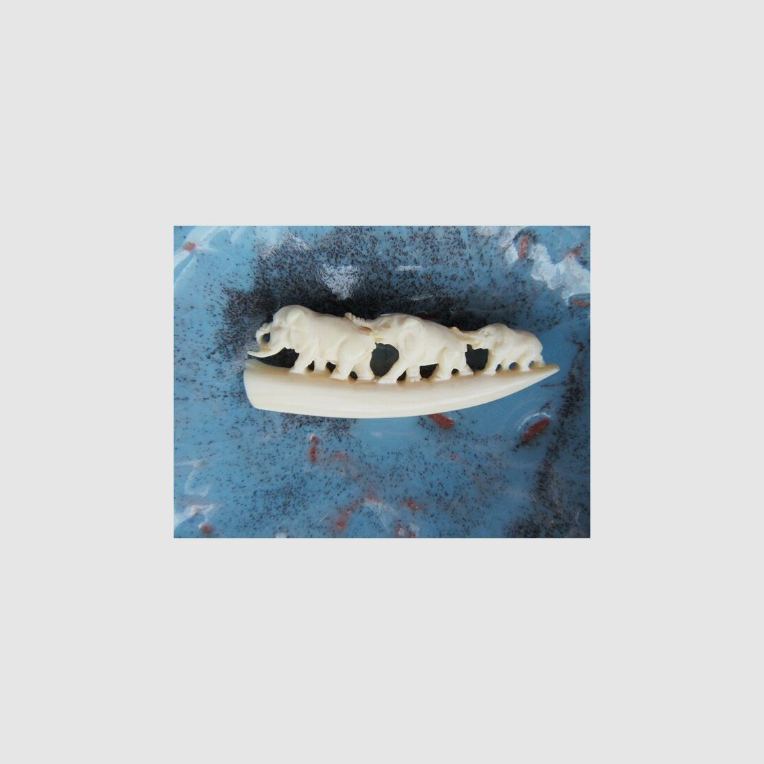 Safari Brosche Alt Antik Elefant Art Deco Bein Vintage 30er Jahre Grandel Schmuck