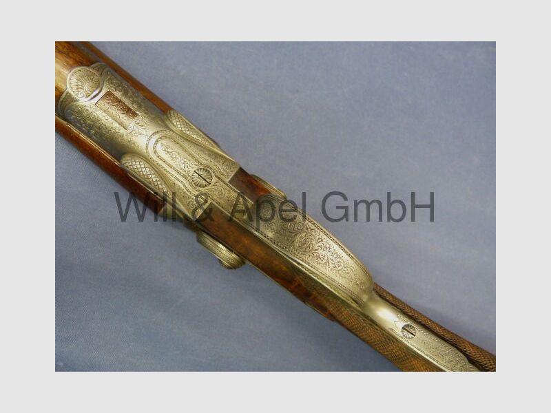 Barella gunmaker Berlin double-barreled shotgun